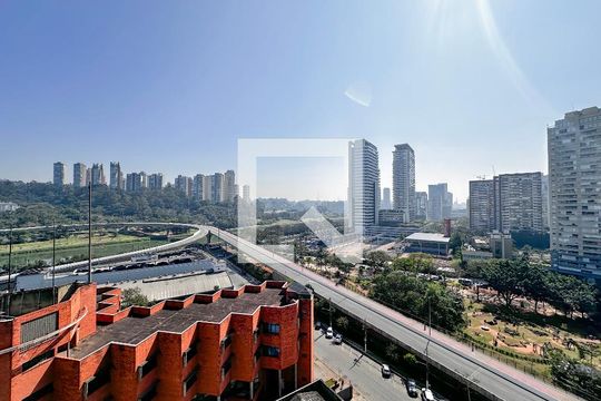 Vista de apartamento à venda com 1 quarto, 29m² em Jardim Caravelas, São Paulo