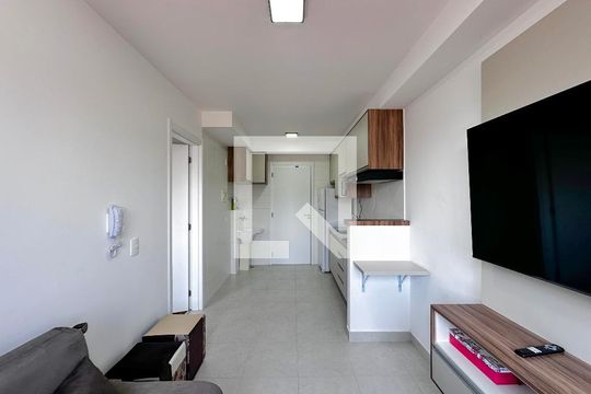 Sala de apartamento à venda com 1 quarto, 29m² em Jardim Caravelas, São Paulo