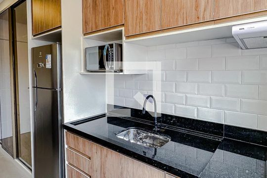 Cozinha de apartamento para alugar com 1 quarto, 26m² em Ipiranga, São Paulo