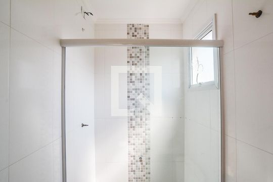 Banheiro da Suíte de apartamento à venda com 2 quartos, 150m² em Vila Camilópolis, Santo André