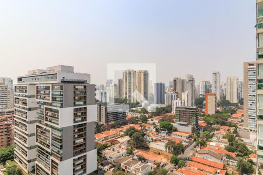 Vista de kitnet/studio para alugar com 1 quarto, 40m² em Itaim Bibi, São Paulo