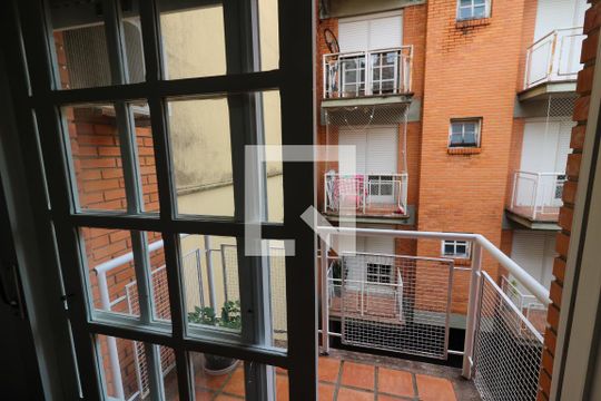 Vista da Sala de apartamento à venda com 1 quarto, 104m² em Jardim Botânico, Porto Alegre