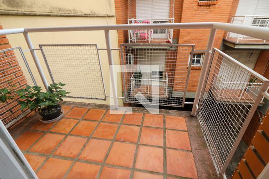 Sacada da sala de apartamento à venda com 1 quarto, 104m² em Jardim Botânico, Porto Alegre