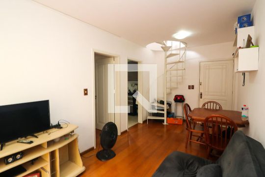 Sala de apartamento à venda com 1 quarto, 104m² em Jardim Botânico, Porto Alegre