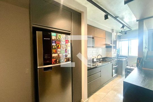 Cozinha de apartamento à venda com 2 quartos, 58m² em Recanto Quarto Centenário, Jundiaí
