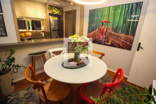 Sala de Jantar de casa à venda com 3 quartos, 129m² em Medianeira, Porto Alegre