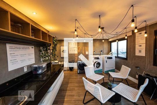 Condomínio - Lavanderia  de apartamento para alugar com 1 quarto, 40m² em Tatuapé, São Paulo