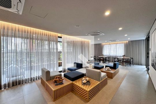 Área comum de apartamento à venda com 4 quartos, 210m² em Campo Belo, São Paulo