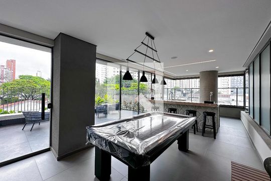 Área comum de apartamento à venda com 4 quartos, 210m² em Campo Belo, São Paulo