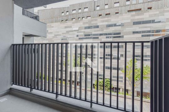 Varanda Quarto de kitnet/studio à venda com 1 quarto, 24m² em Vila Madalena, São Paulo