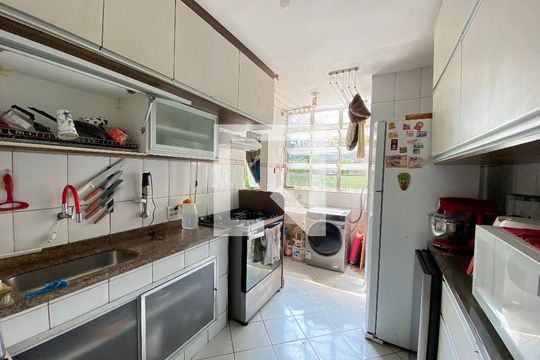 Cozinha e Área de Serviço de apartamento à venda com 2 quartos, 73m² em Rocha, Rio de Janeiro