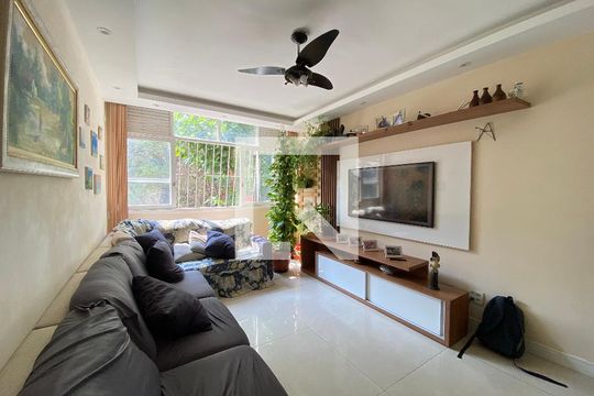 Sala de apartamento à venda com 2 quartos, 73m² em Rocha, Rio de Janeiro