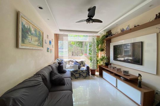 Sala de apartamento à venda com 2 quartos, 73m² em Rocha, Rio de Janeiro