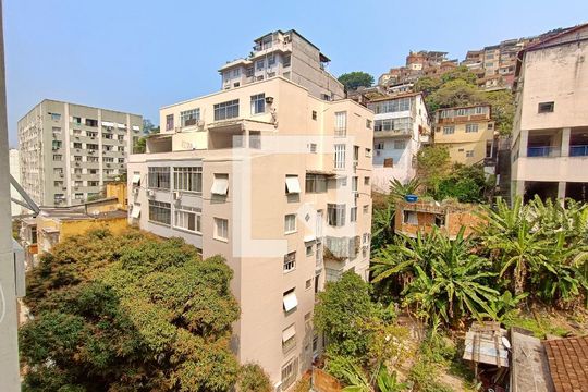 Quarto vista de kitnet/studio à venda com 1 quarto, 30m² em Copacabana, Rio de Janeiro