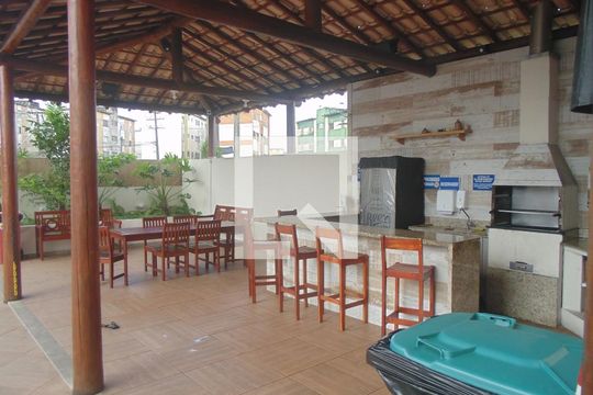 Área comum - Churrasqueira de apartamento para alugar com 2 quartos, 51m² em Cabula Vi, Salvador