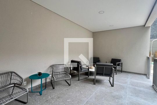 Área comum de kitnet/studio para alugar com 1 quarto, 25m² em Pinheiros, São Paulo