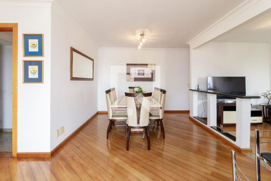 Sala de apartamento para alugar com 3 quartos, 120m² em Cidade Monções, São Paulo