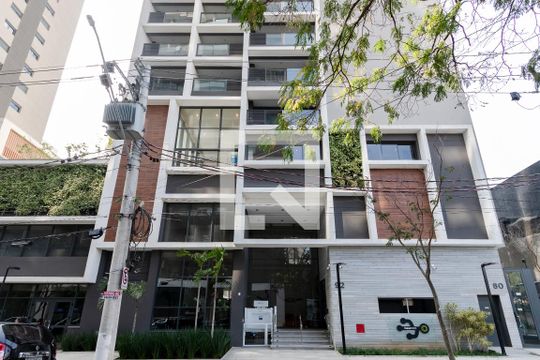 Fachada de kitnet/studio à venda com 1 quarto, 25m² em Jardim das Acacias, São Paulo