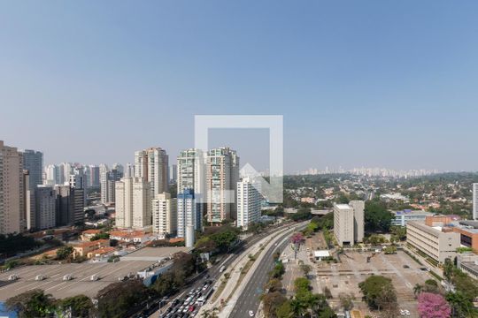 Vista da Cobertura de kitnet/studio à venda com 1 quarto, 25m² em Jardim das Acacias, São Paulo