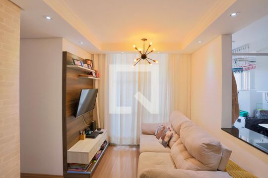 Sala de apartamento à venda com 2 quartos, 47m² em Quinta da Paineira, São Paulo