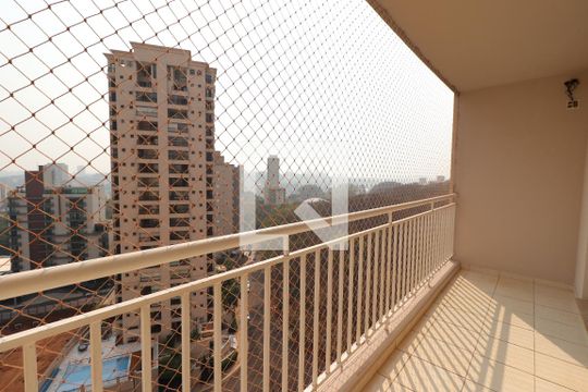 Sacada Sala de apartamento para alugar com 2 quartos, 70m² em Jardim Botânico, Ribeirão Preto
