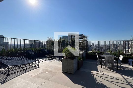 Área comum de apartamento para alugar com 1 quarto, 24m² em Pinheiros, São Paulo