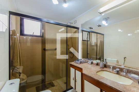 Banheiro da Suíte de apartamento à venda com 3 quartos, 268m² em Ipiranga, São Paulo