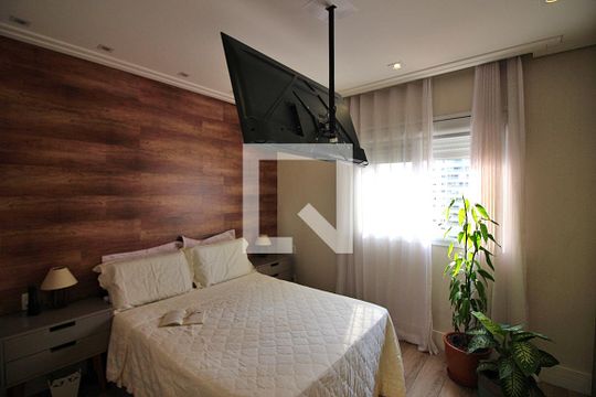 Suite 1  de apartamento à venda com 2 quartos, 91m² em Vila Lusitania, São Bernardo do Campo
