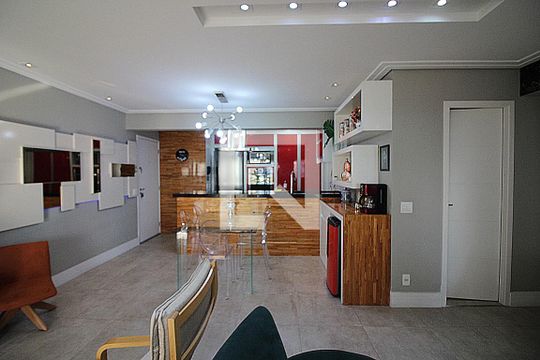 Sala  de apartamento à venda com 2 quartos, 91m² em Vila Lusitania, São Bernardo do Campo