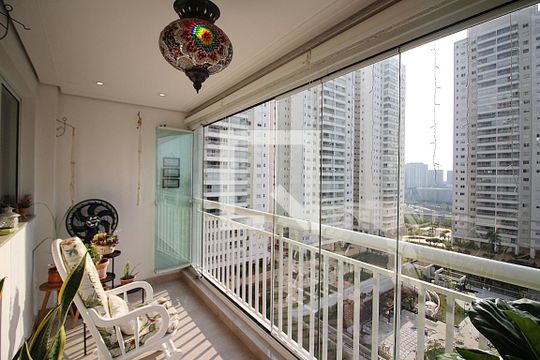Sala Sacada  de apartamento à venda com 2 quartos, 91m² em Vila Lusitania, São Bernardo do Campo