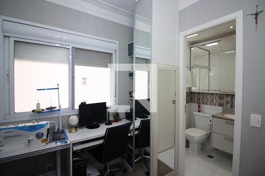 Suite 2 de apartamento à venda com 2 quartos, 91m² em Vila Lusitania, São Bernardo do Campo