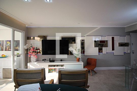 Sala  de apartamento à venda com 2 quartos, 91m² em Vila Lusitania, São Bernardo do Campo