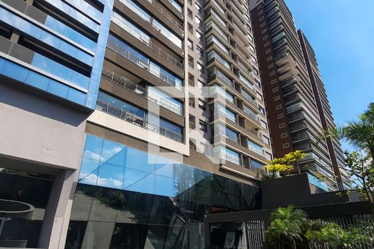 Fachada de apartamento para alugar com 2 quartos, 77m² em Indianópolis, São Paulo
