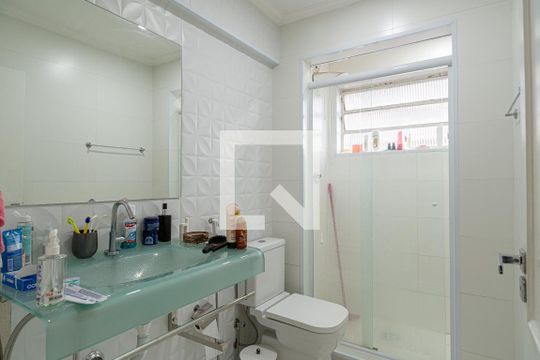 Banheiro da Suíte de apartamento à venda com 3 quartos, 95m² em Bela Vista, São Paulo