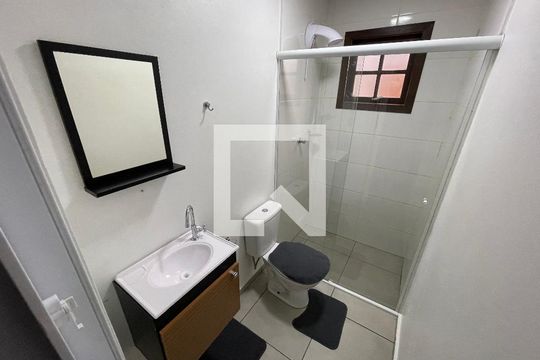 Banheiro de casa para alugar com 1 quarto, 33m² em Santos Dumont, São Leopoldo