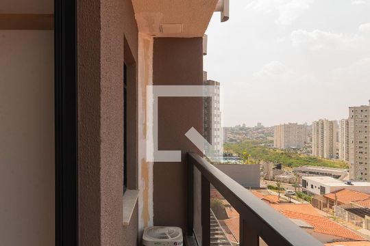 Sacada da Sala de apartamento à venda com 1 quarto, 34m² em Parque Industrial, Campinas