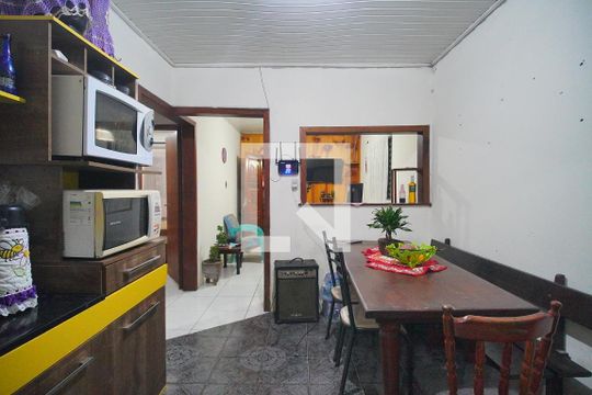 Cozinha de casa à venda com 2 quartos, 60m² em Santo Afonso, Novo Hamburgo