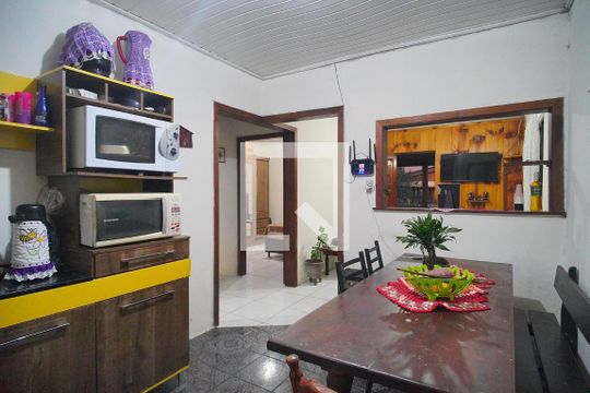Cozinha de casa à venda com 2 quartos, 60m² em Santo Afonso, Novo Hamburgo