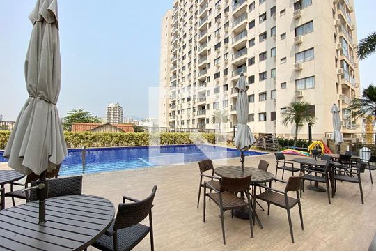 Área comum - Piscina de apartamento à venda com 3 quartos, 66m² em Cachambi, Rio de Janeiro