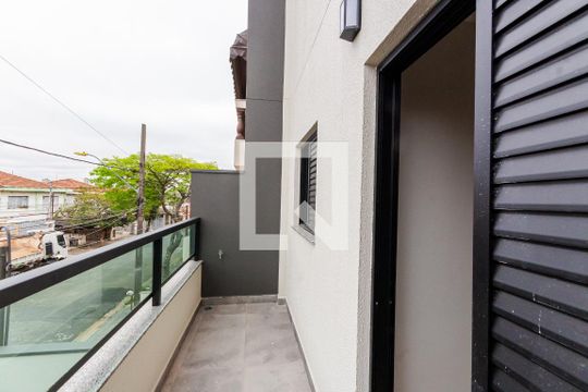 Varanda do Quarto 1 de apartamento à venda com 2 quartos, 51m² em Vila Curuçá, Santo André