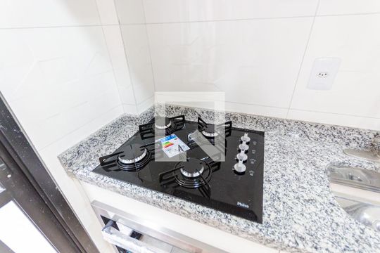 Sala e Cozinha de apartamento à venda com 2 quartos, 51m² em Vila Curuçá, Santo André