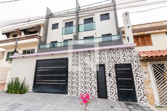 Fachada de apartamento à venda com 2 quartos, 76m² em Vila Curuçá, Santo André