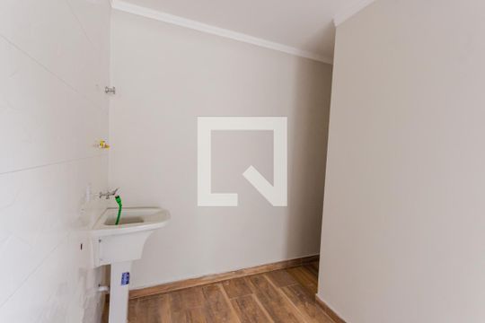 Área de Serviço de apartamento à venda com 2 quartos, 91m² em Vila Curuçá, Santo André