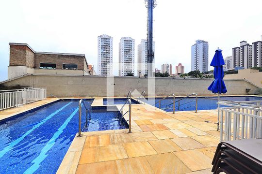 Área comum - Piscina de apartamento à venda com 2 quartos, 67m² em Vila Valparaíso, Santo André