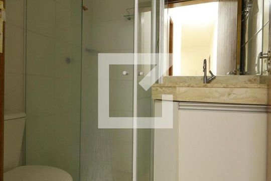 Banheiro de apartamento para alugar com 1 quarto, 44m² em Jardim Paulista, Ribeirão Preto