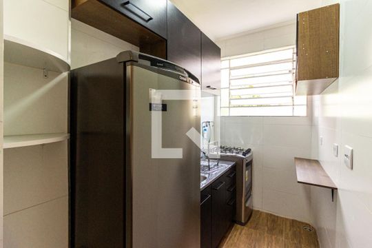 Cozinha de kitnet/studio para alugar com 1 quarto, 35m² em Vila Buarque, São Paulo