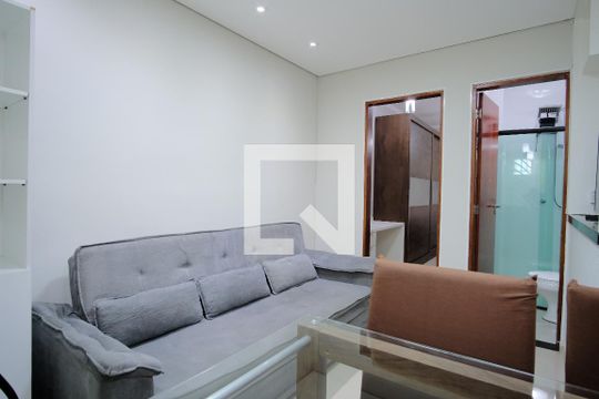 Sala de apartamento para alugar com 1 quarto, 30m² em Chácara Seis de Outubro, São Paulo