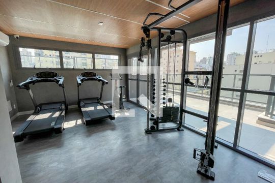 Área comum - Academia de kitnet/studio à venda com 1 quarto, 31m² em Jardim Paulista, São Paulo
