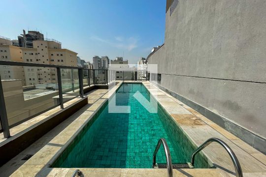 Área comum - Piscina de kitnet/studio à venda com 1 quarto, 31m² em Jardim Paulista, São Paulo