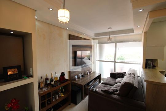 Sala / Cozinha de apartamento à venda com 2 quartos, 60m² em Jardim das Laranjeiras, São Paulo